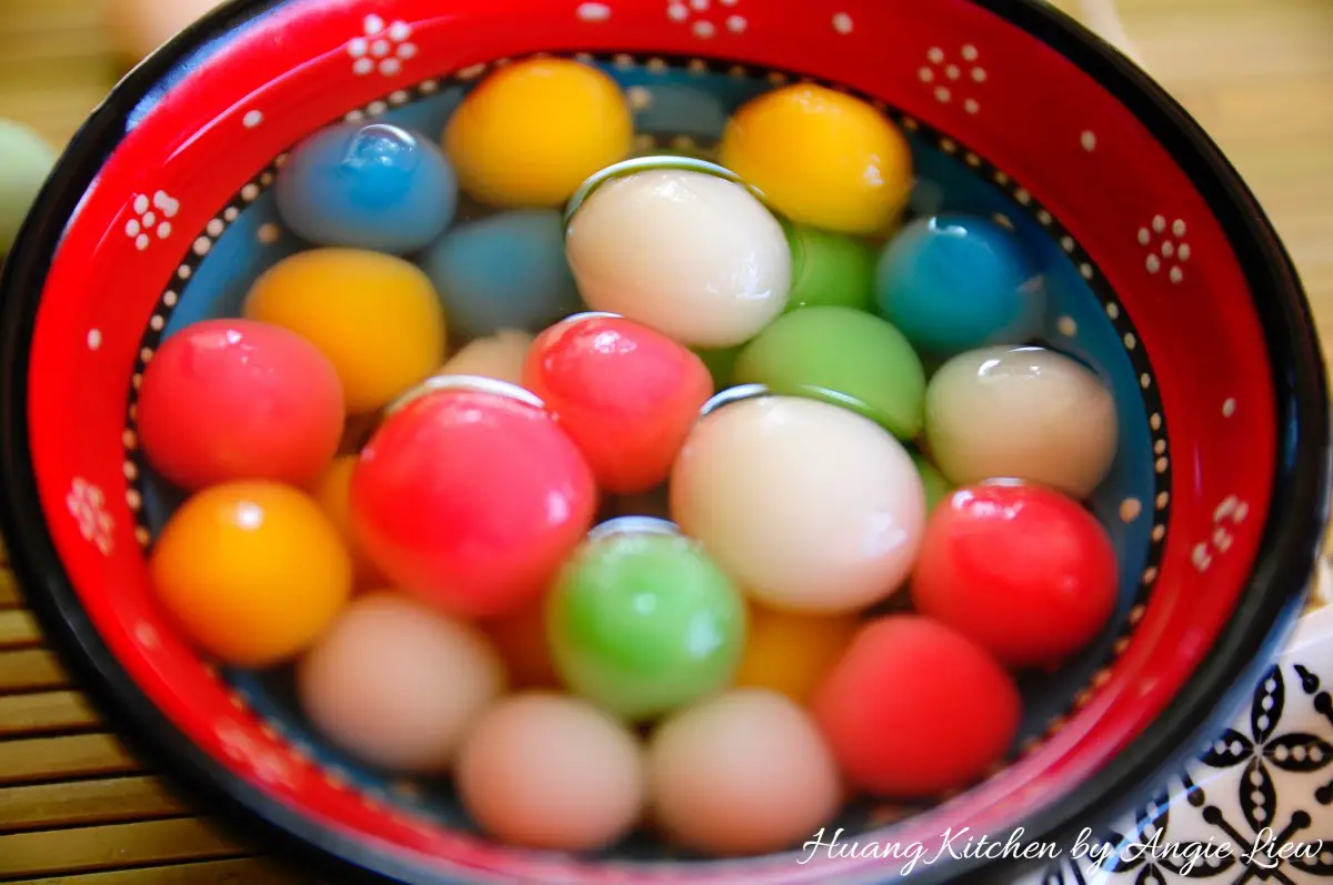 Sweet Glutinous Rice Balls Recipe Tang Yuan Huang Kitchen