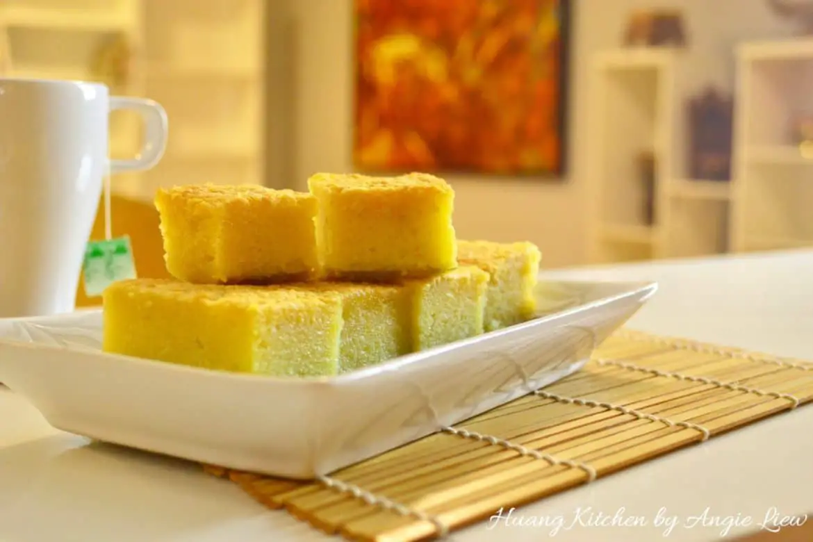 Baked Tapioca Cake Kuih Bingka 烤木薯糕 Huang Kitchen