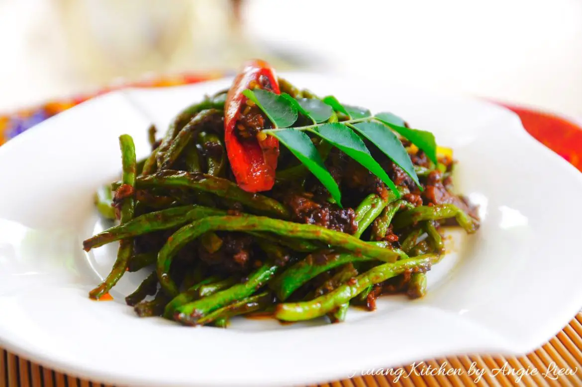 Vegetarian Kam Heong French Bean