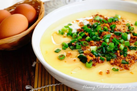 Chinese Steamed Egg Recipe - Featured Photo
