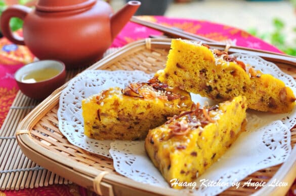 Steamed Savoury Pumpkin Cake Feature Photo - Main