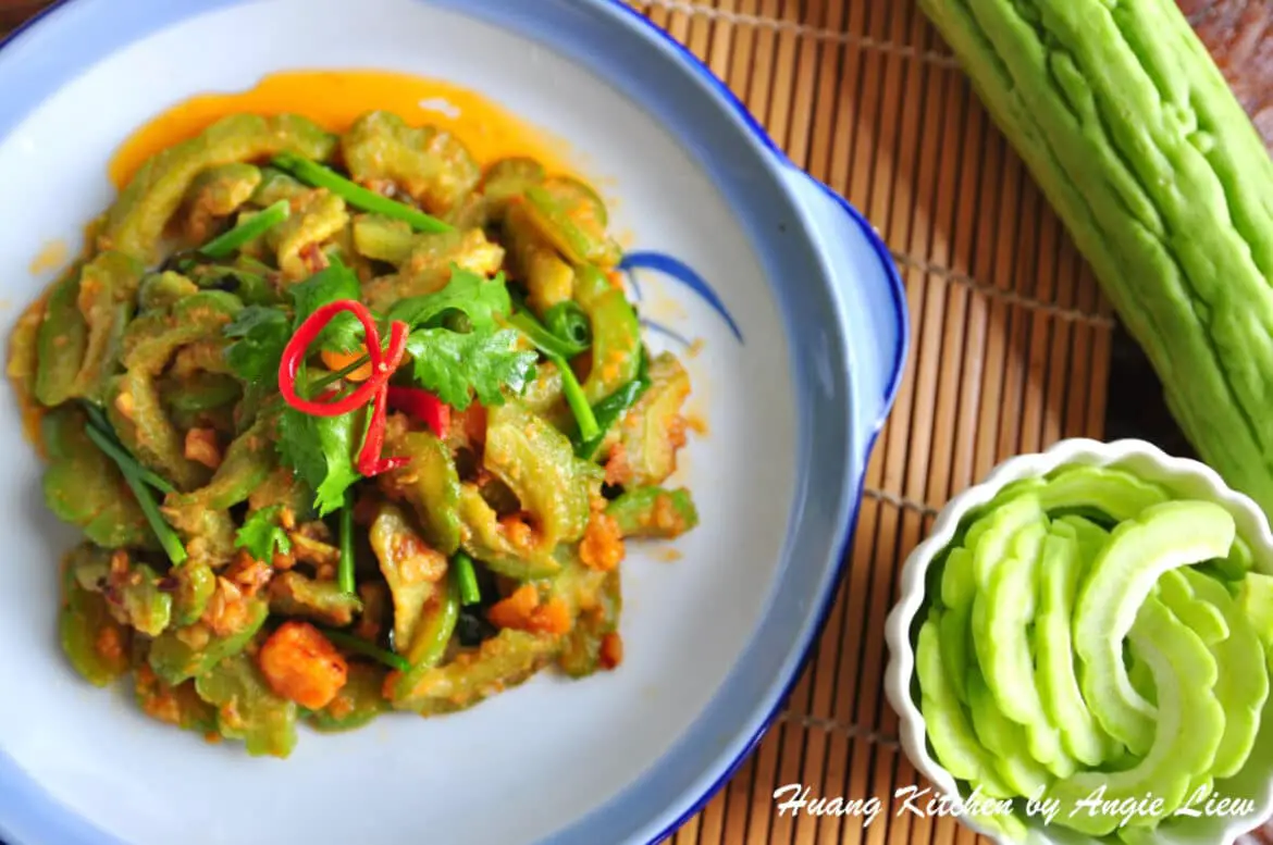 Bitter Gourd With Salted Egg Yolk Bitter Gourd With Salted Egg Yolk