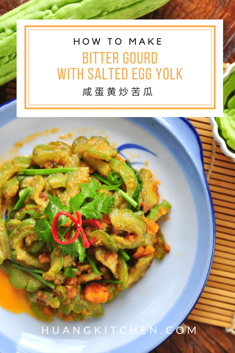 Bitter Gourd With Salted Egg Yolk 咸蛋黄炒苦瓜