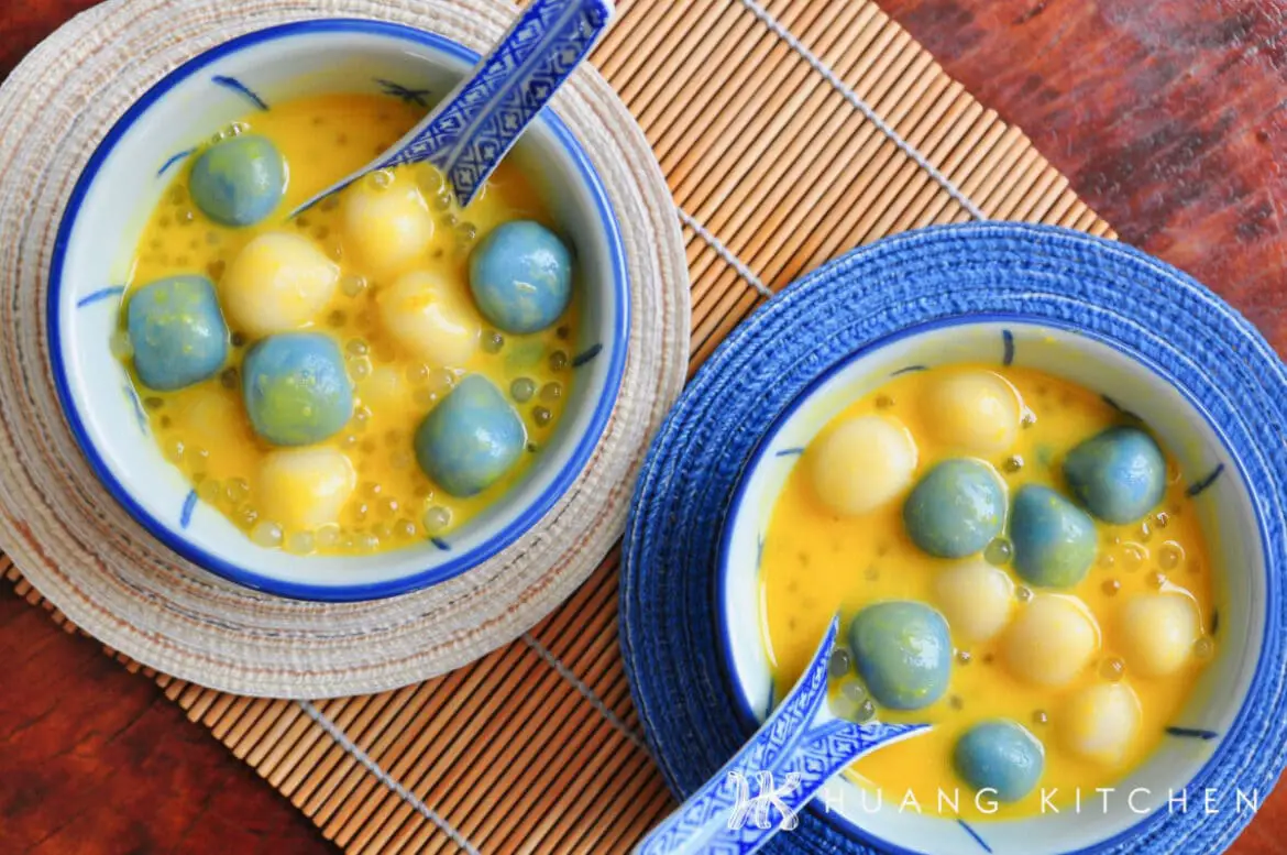 Pumpkin Sago Glutinous Rice Balls Dessert