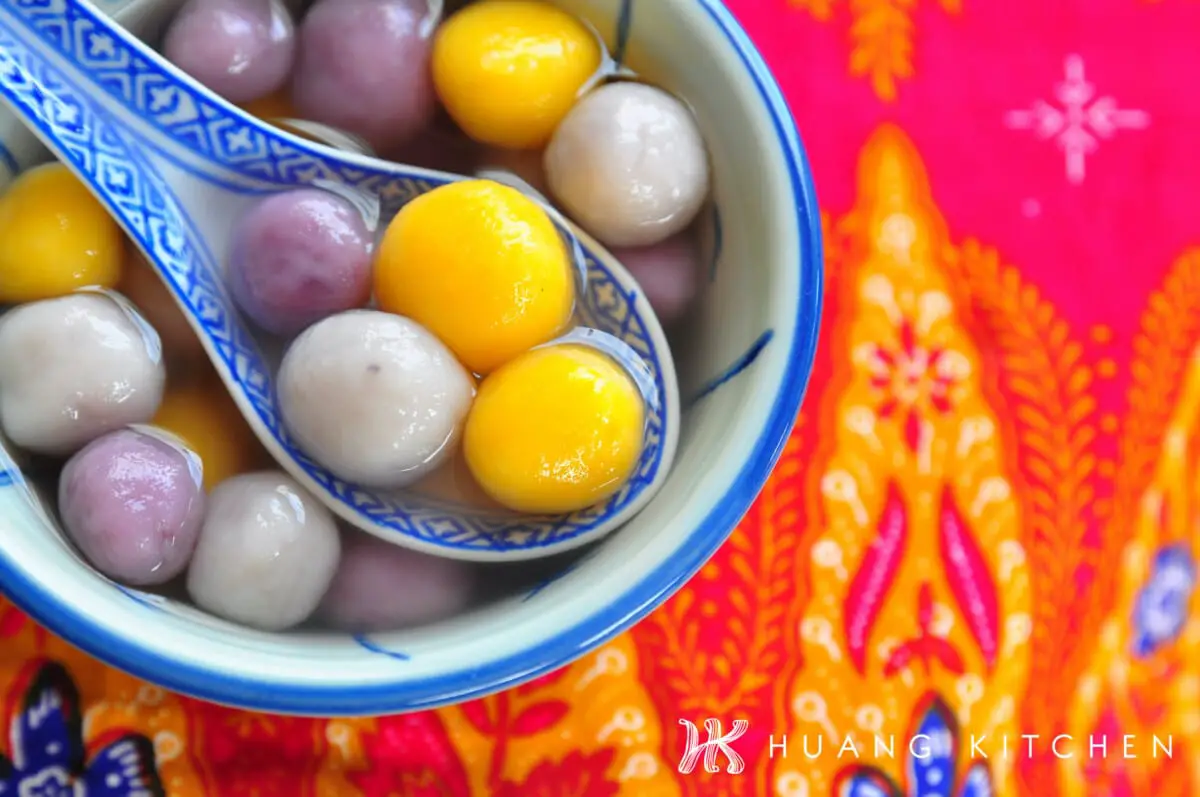 Taro, Purple Sweet Potato and Pumpkin Glutinous Rice Balls Recipe ...