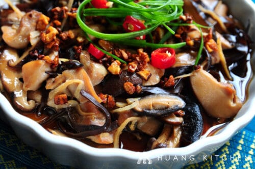 Chinese Steamed Chicken with Dried Shiitake Mushroom Recipe 香菇蒸鸡 ...