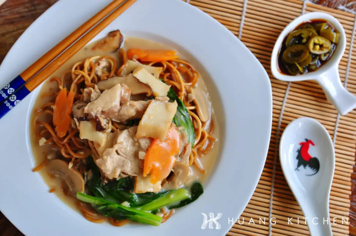 Egg Noodles With Mushroom Soup