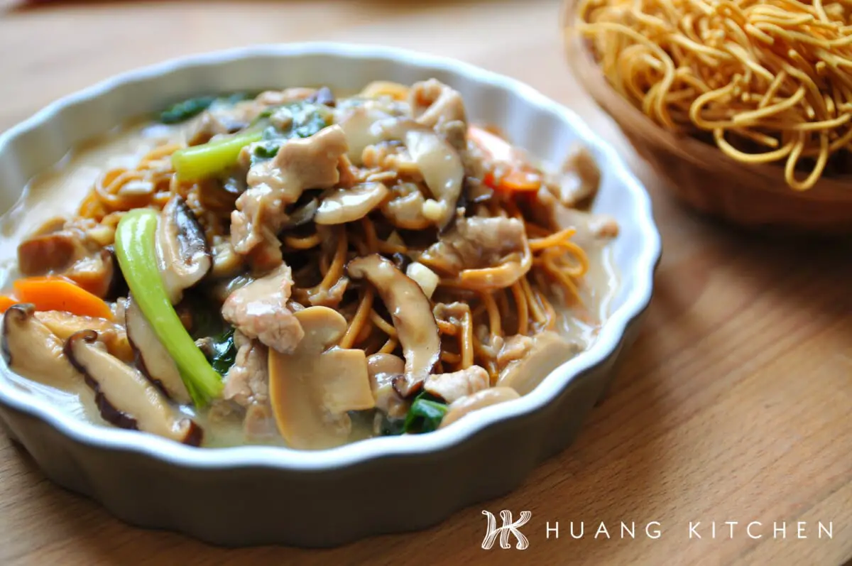 Egg Noodles With Mushroom Soup Recipe Huang Kitchen