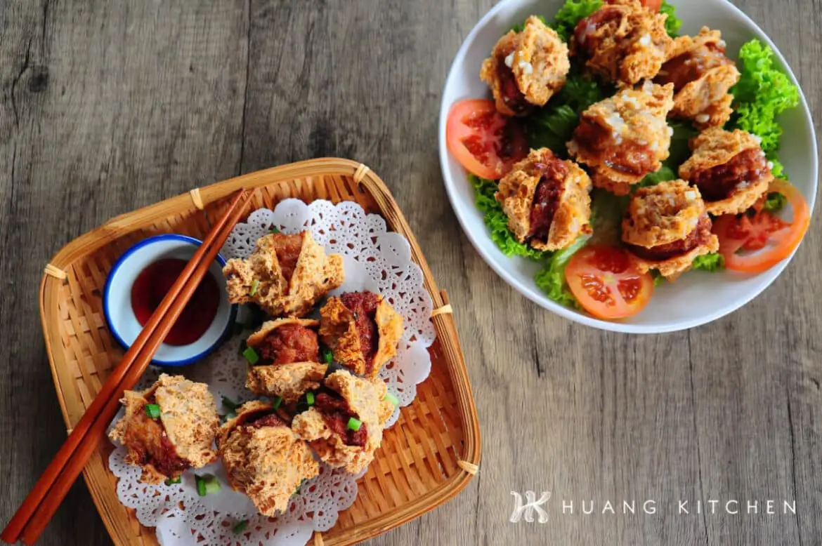 Stuffed Fried Tofu Puff