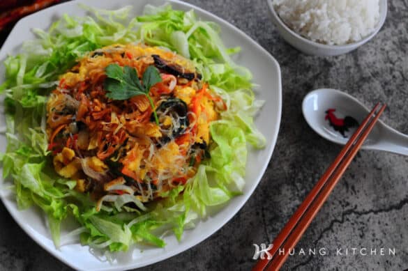 Osmanthus Eggs With Glass Noodles