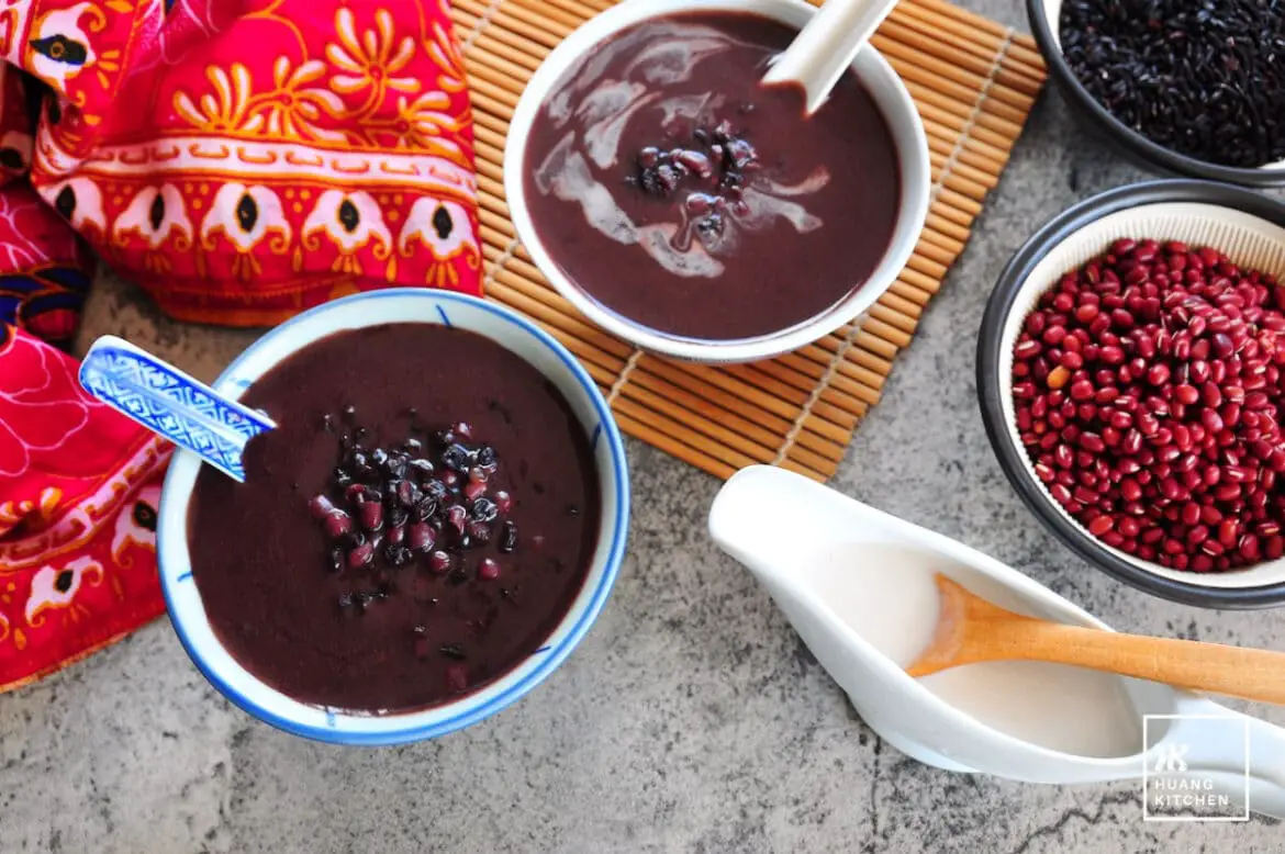 Red Bean Black Glutinous Rice Dessert