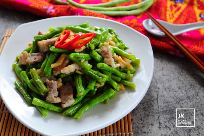 Stir Fry Long Bean Teochew Style 