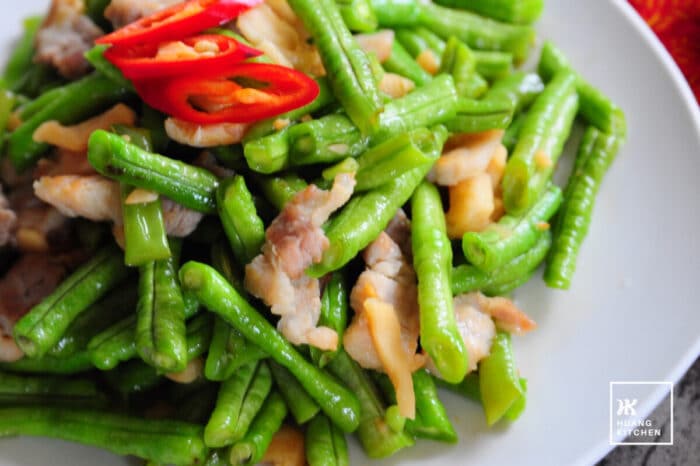 Stir Fry Long Bean Teochew Style 