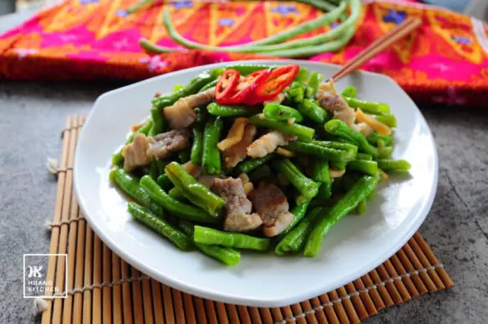 Stir Fry Long Bean Teochew Style 