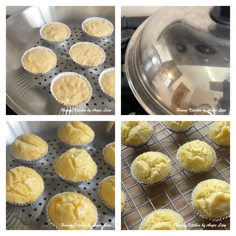 Steam pumpkin Huat kuih