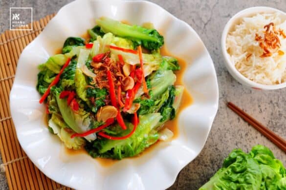 Stir Fry Lettuce With Fermented Beancurd