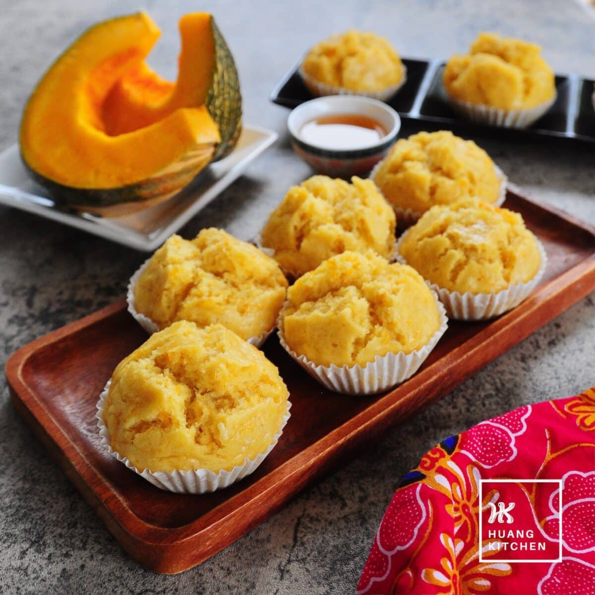 Steamed Pumpkin Huat Kuih