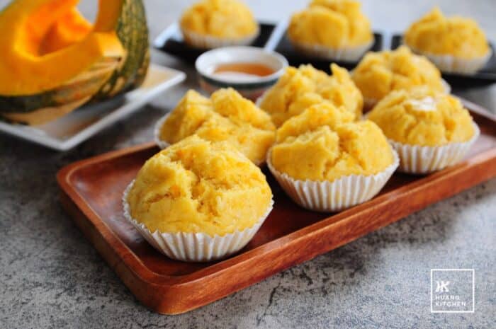 Steamed Pumpkin Huat Kuih 