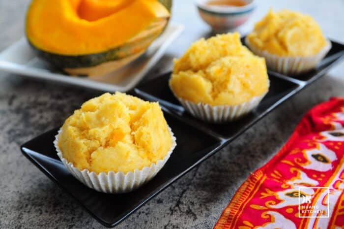 Steamed Pumpkin Huat Kuih 