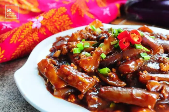 Chinese Eggplant in Garlic Sauce 