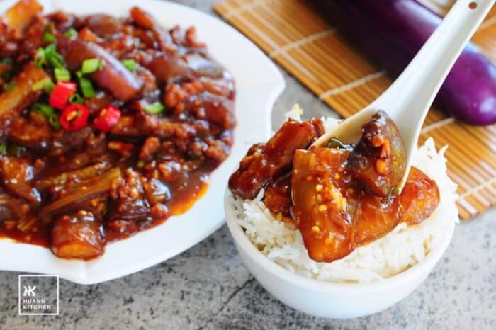 Chinese Eggplant in Garlic Sauce 