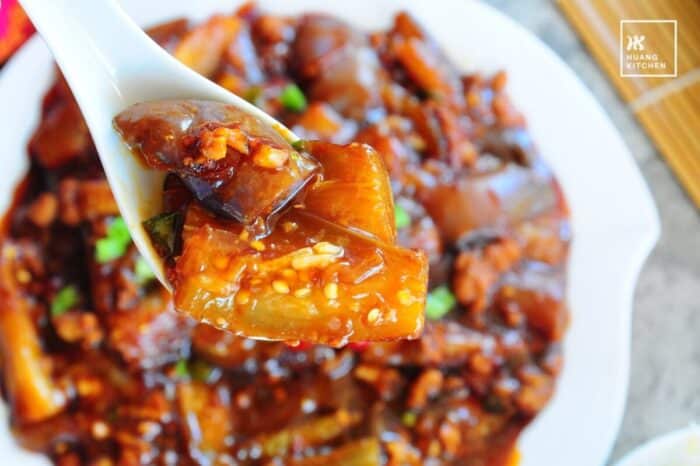 Chinese Eggplant in Garlic Sauce 