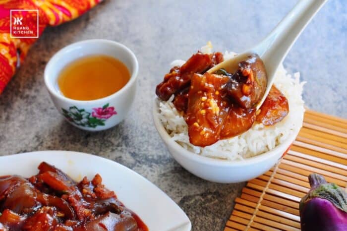 Chinese Eggplant in Garlic Sauce 