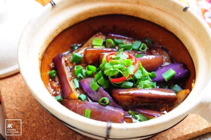 Braised Eggplant with Garlic Sauce