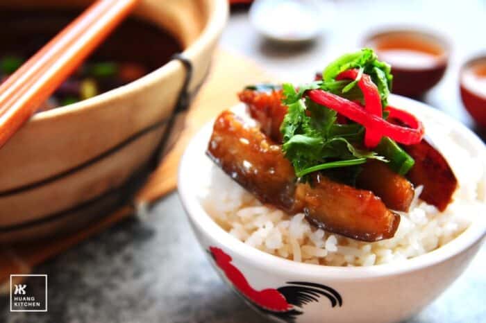 Braised Eggplant with Garlic Sauce