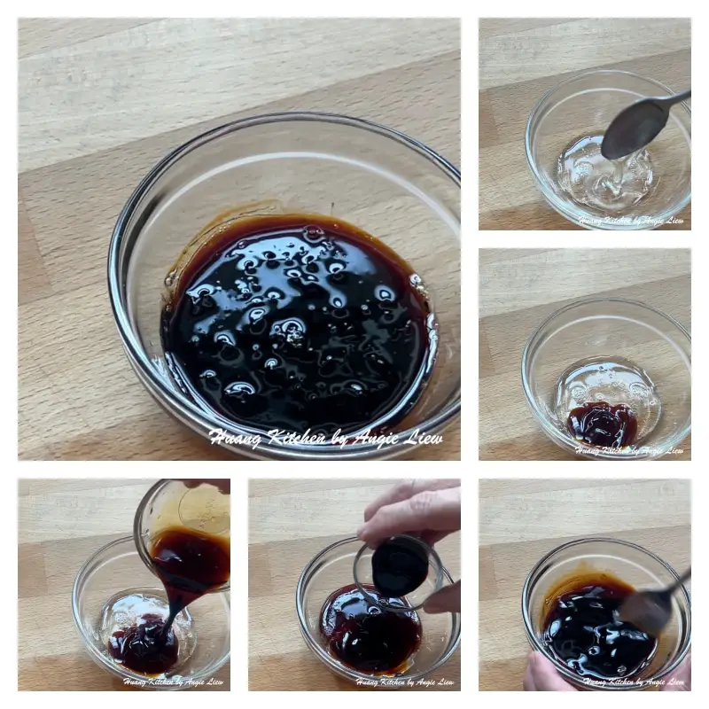 Prepare the soy sauce for the prawn.