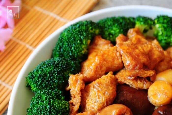 Braised Abalone, Sea Cucumber, Fish Maw, Dried Scallops and Dried Shiitake Mushrooms