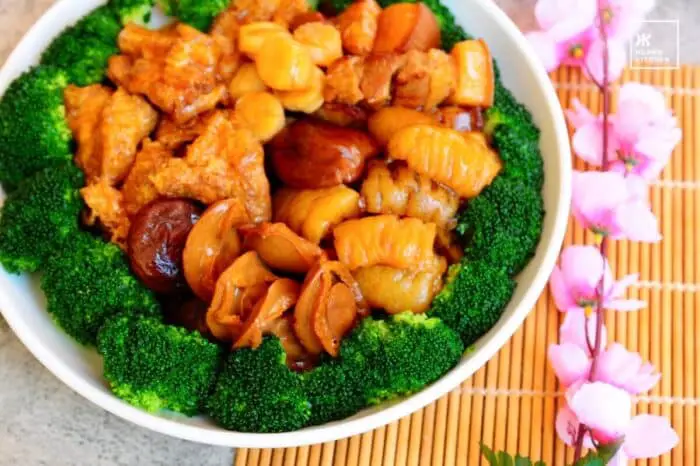 Braised Abalone, Sea Cucumber, Fish Maw 