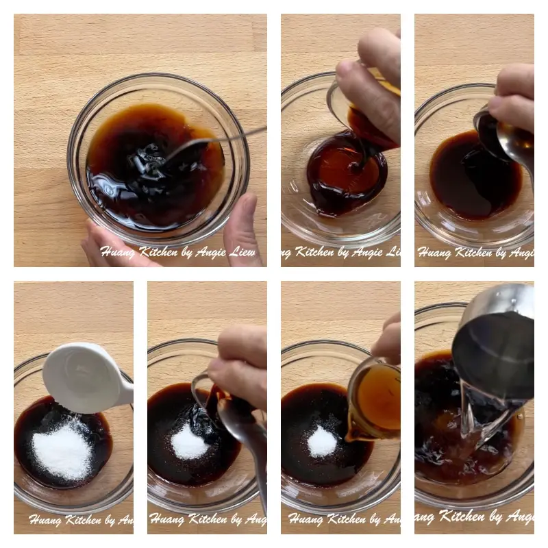 Mix seasonings together in bowl.