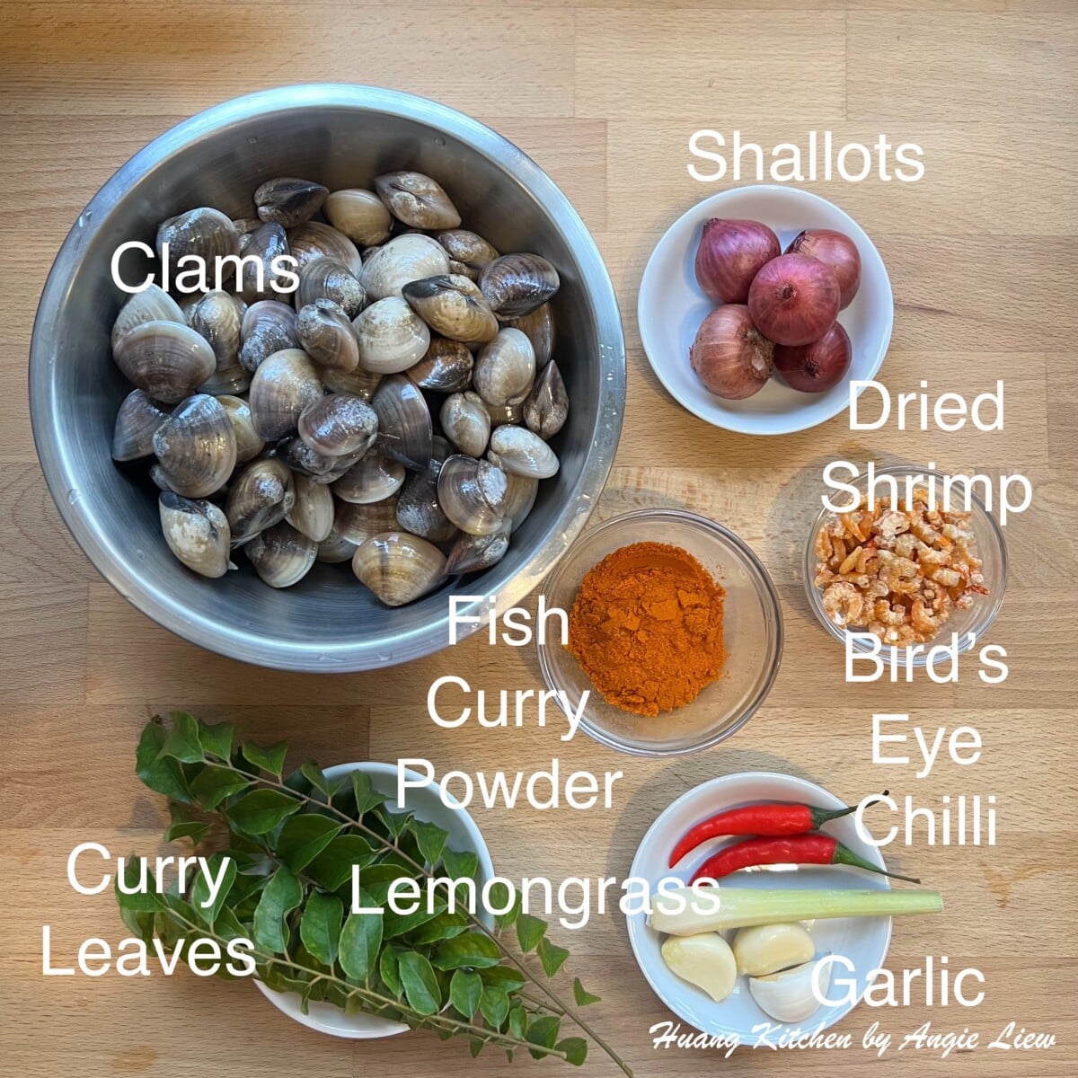 Prepare ingredients for the dish.