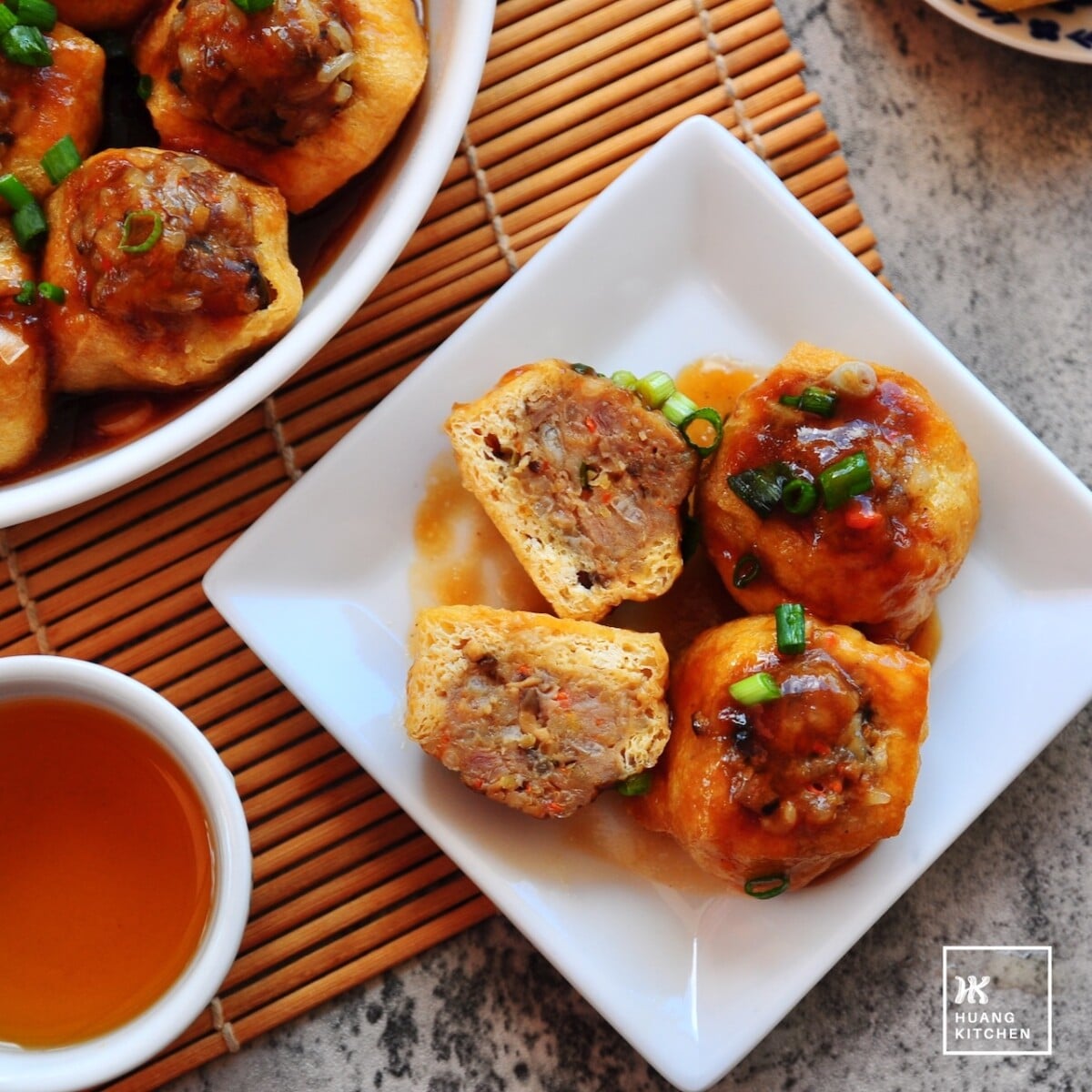 Hakka Style Stuffed Fried ToFu