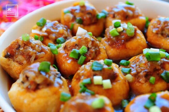 Hakka Style Stuffed Fried ToFu 