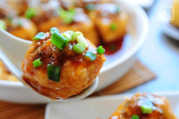 Hakka Style Stuffed Fried ToFu 